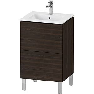 Duravit L-Cube Waschtisch-Unterschrank LC667106969 52x42,1x70,4cm, 2 Auszüge, stehend, nussbaum gebürstet