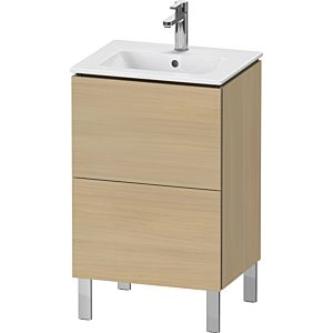 L-Cube Duravit vasque LC667107171 52x42,1x70,4cm, 2 coulissants, debout, chêne méditerranéen
