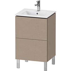 Duravit L-Cube vanity unit LC667107575 52x42.1x70.4cm, 2 pull-outs, standing, linen