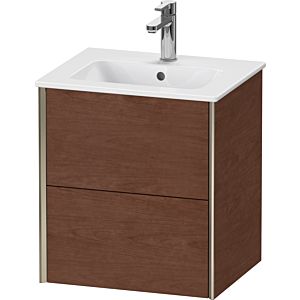 Duravit XViu vanity unit XV43150B113 51x42x56cm, 2 drawers, wall-hung, matt champagne, American walnut