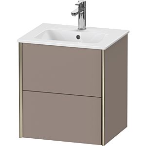 Duravit XViu vanity unit XV43150B143 51x42x56cm, 2 drawers, wall-hung, matt champagne, matt basalt