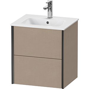 Duravit XViu vanity unit XV43150B275 51x42x56cm, 2 drawers, wall-hung, matt black, linen