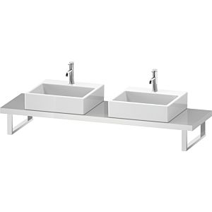 Duravit DuraStyle console DS101C04343 for Wash Bowls , 2 cut-outs, thickness 4.5 cm, basalt matt