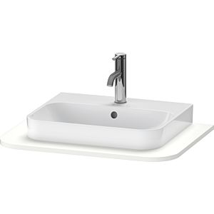 Console de lavabo Duravit Happy D.2 Plus HP031B03636 65x48cm, avec 1 découpe, blanc
