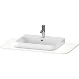 Duravit Happy D.2 lavabo console HP031E03636 100 x 55 cm, avec 2000 découpe, mat de soie blanche