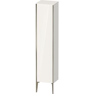 Duravit XViu cabinet XV1335LB122 40x36x177cm, matt champagne, door on the left, white high gloss