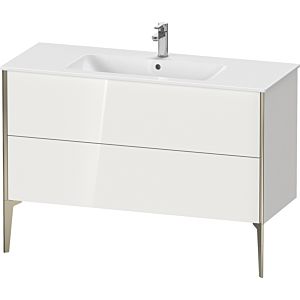 XViu Duravit vasque XV44840B280 121 x 59,4 x 48 cm, graphite super mat, 2 coulissants, debout, noir mat