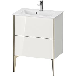 Duravit XViu vanity unit XV44880B135 61 x 59.4 x 39 cm, terra oak, 2 pull-outs, standing, matt champagne