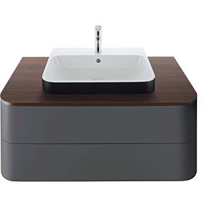 Duravit Happy D.2 lavabo console HP031E06969 100 x 55 cm, avec 2000 découpe, noyer satiné