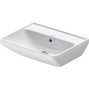 Duravit D-Neo Waschtisch 23665500601 55cm, weiss wondergliss, ohne Hahnloch mit Überlauf