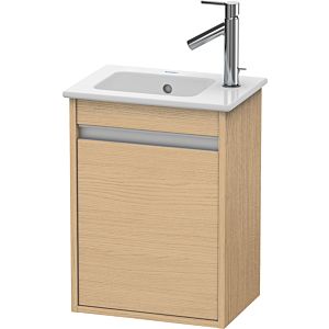Duravit Ketho meuble sous-vasque KT6417L3030 40x28.5x55cm, suspendu, porte à gauche, Eiche natur