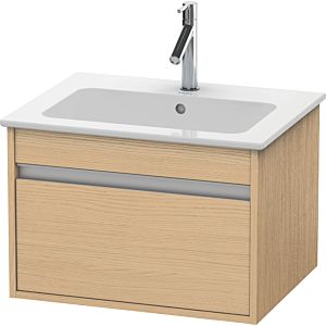 Duravit Ketho meuble sous-vasque KT641803030 60 x 47,5 cm, Eiche natur , 2000 coulissant, suspendu