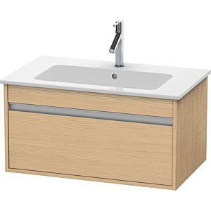 Duravit Ketho meuble sous-vasque KT641903030 80 x 47,5 cm, Eiche natur , 2000 coulissant, suspendu