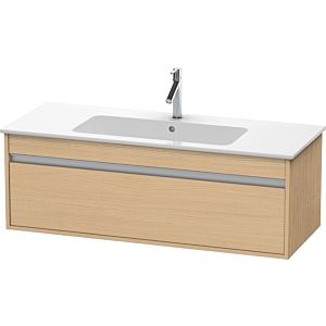 Duravit Ketho Waschtisch-Unterschrank KT642103030 120 x 47,5 cm, Eiche natur, 1 Auszug, wandhängend