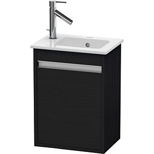 Duravit Ketho vanity unit KT6417R1616 40x28.5x55cm, wall-hung, door on the right, Eiche schwarz