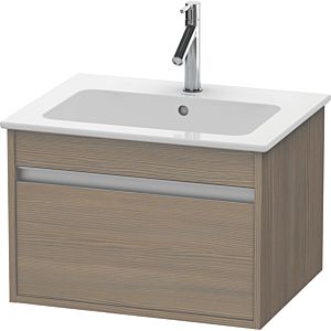 Duravit Ketho Waschtisch-Unterschrank KT641803535 60 x 47,5 cm, Eiche terra, 1 Auszug, wandhängend