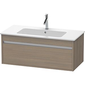 Duravit Ketho Waschtisch-Unterschrank KT642003535 100 x 47,5 cm, Eiche terra, 1 Auszug, wandhängend