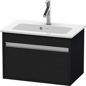 Duravit Ketho Waschtisch-Unterschrank KT642201616 60 x 38,5 cm, Eiche schwarz, 1 Auszug, wandhängend