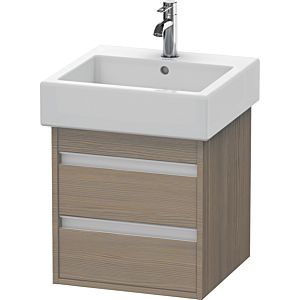 Duravit Ketho vanity unit KT663503535 45 x 44 cm, terra oak, 2 drawers, wall-hung