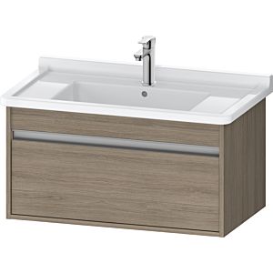 Duravit Ketho Waschtisch-Unterschrank KT666403535 80 x 45,5 cm, Eiche terra, 1 Auszug, wandhängend