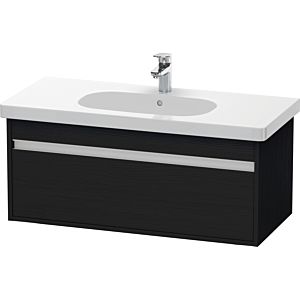 Duravit Ketho Waschtisch-Unterschrank KT666801616 100 x 45,5 cm, Eiche schwarz, 1 Auszug, wandhängend