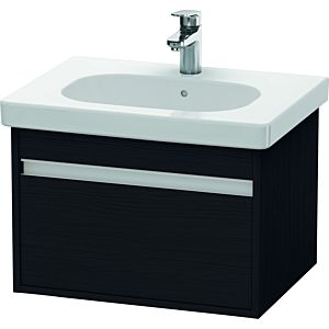 Duravit Ketho Waschtisch-Unterschrank KT667001616 60 x 45,5 cm, Eiche schwarz, 1 Auszug, wandhängend