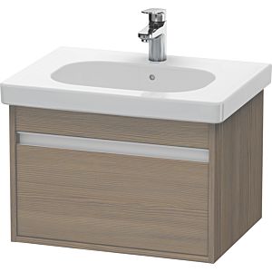 Duravit Ketho Waschtisch-Unterschrank KT667003535 60 x 45,5 cm, Eiche terra, 1 Auszug, wandhängend