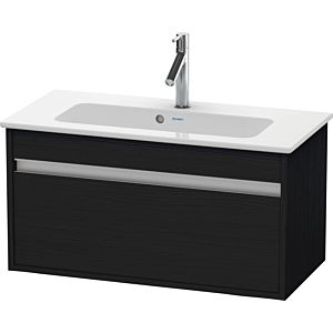 Duravit Ketho Waschtisch-Unterschrank KT642301616 80 x 38,5 cm, Eiche schwarz, 1 Auszug, wandhängend