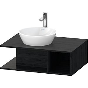 D-Neo Duravit vasque DE492801616 80 x 55 cm, chêne noir, 2000 , compartiment 2000 , plaque console match2