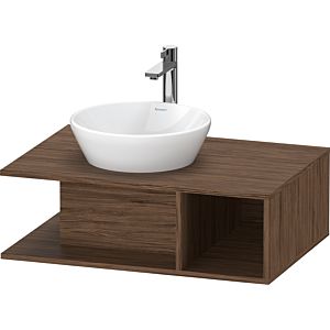 Duravit D-Neo DE492802121 80 x 55 cm, Noyer Foncé Décor , 2000 , compartiment 2000 console match3