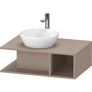 Duravit D-Neo vanity unit DE492807575 80 x 55 cm, Linen , wall- 2000 , match3 compartment, 2000 console plate