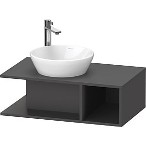 Duravit D-Neo DE491804949 80 x 48 cm, Graphite Mat , 2000 , compartiment 2000 console match3