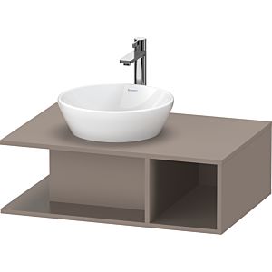 Duravit D-Neo vanity unit DE492804343 80 x 55 cm, Basalt Matt , wall-mounted, 2000 compartment, 2000 console plate