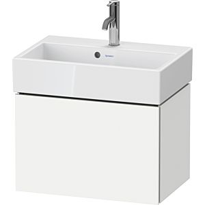 Duravit L-Cube meuble sous-vasque LC611901818 58,4x39,1x39,4cm, 1 tiroir, mural, blanc mat