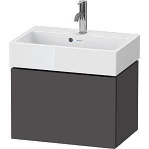 Duravit L-Cube Waschtisch-Unterschrank LC611904949 58,4x39,1x39,4cm, 1 Auszug, wandhängend, graphit matt