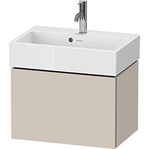 Duravit L-Cube meuble sous-vasque LC611909191 58,4x39,1x39,4cm, 1 tiroir, mural, taupe mat