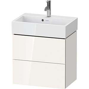 Duravit L-Cube Waschtisch-Unterschrank LC621902222 58,4x39,1x54,4cm, 2 Schubkästen, wandhängend, weiß hochglanz
