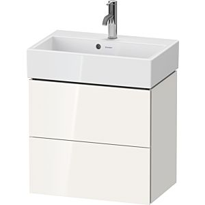 Duravit L-Cube Waschtisch-Unterschrank LC621908585 58,4x39,1x54,4cm, 2 Schubkästen, wandhängend, weiß hochglanz
