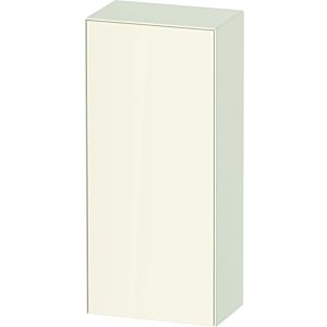 Duravit White Tulip half tall cabinet WT1322RH4H4 40 x 24 cm, Nordic White High Gloss , 2000 door on the right, 801 glass shelves
