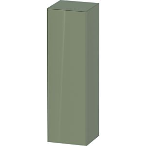 Duravit White Tulip Halbhochschrank WT1332LH2H2 40 x 36 cm, Steingrau Hochglanz, 1 Türe links, 3 Glasfachböden