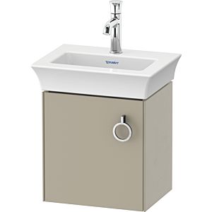 Duravit White Tulip meuble sous-vasque WT4250L6060 38,4 x 29,8 cm, Taupe Seidenmatt , 2000 , porte match3 avec poignée, gauche