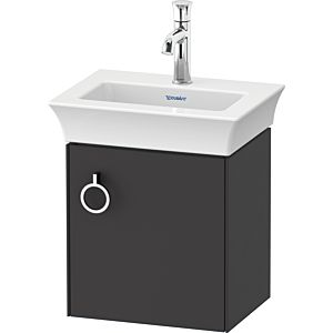 Duravit White Tulip WT4250R5858 38,4 x 29,8 cm, Graphit , suspendu, 2000 porte avec poignée, droite