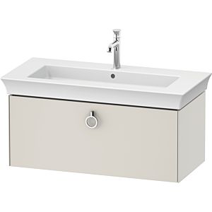 Duravit White Tulip Waschtisch-Unterschrank WT425203939 98,4 x 45,8 cm, Nordic Weiß Seidenmatt, wandhängend, 1 Auszug mit Griff