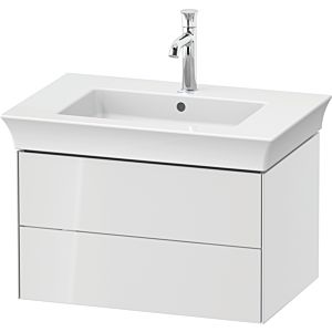 Duravit White Tulip meuble sous-vasque WT434108585 68,4 x 45,8 cm, Blanc Brillant , suspendu, 2 tiroirs
