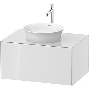Duravit White Tulip WT497508585 80 x 55 cm, Blanc Brillant , 2000 , coulissant 2000 , plaque console match3
