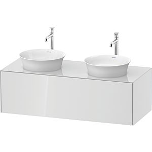 Duravit White Tulip meuble sous-vasque WT4978B8585 130 x 55 cm, Blanc Brillant , 2000 , match3, 2000 , vasque des deux côtés