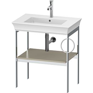 Duravit White Tulip -lavabo WT4543R6060 68,4 x 45 cm, Taupe Seidenmatt , à poser, métal, 2000 porte-serviettes droite