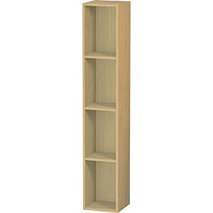 Duravit L-Cube Regalelement LC120503030 18x18cm, 4 Fächer, vertikal, Eiche natur