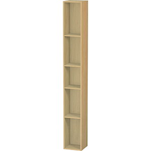Duravit L-Cube Regalelement LC120603030 18x18x140cm, 5 Fächer, vertikal, Eiche natur