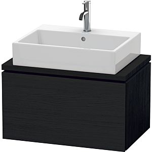 Duravit L-Cube meuble sous-vasque LC580101616 72 x 47,7 cm, Eiche schwarz , pour console, 2000 coulissant